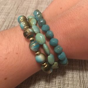 Turquoise Stacking Bracelets